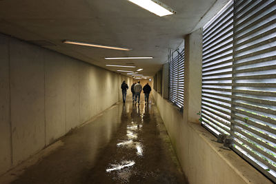 Dit is geen bunker, maar Stadion Galgenwaard. © De Brouwer