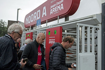 Het vervelende gedoe om binnen te komen bleef dit keer gelukkig uit. © Björn Martens