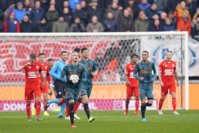 ENSCHEDE, 01-12-2019 , Stadium Grolsch Veste, season 2019 / 2020 . Dutch Eredivisie Football. Ajax player Noa Lang during the game FC Twente - Ajax.