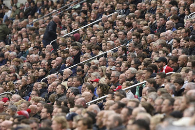 Ajax oogde tam, maar een groot deel van de Arena eveneens. © De Brouwer