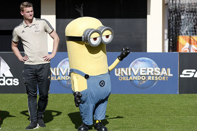 ORLANDO, 08-01-2019 , Matthijs de Ligt at the Universal Studios during the Training Camp of Ajax in Orlando