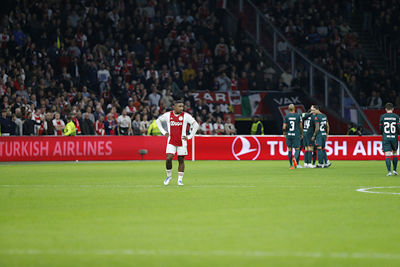 Het is klaar voor Ajax in de Champions League. © De Brouwer