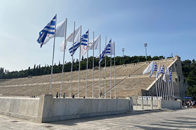 Dit is het stadion van de eerste moderne Olympische Spelen. © Ajax Life