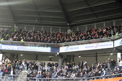 Een mooi gevuld uitvak in Almelo. © SV Ajax