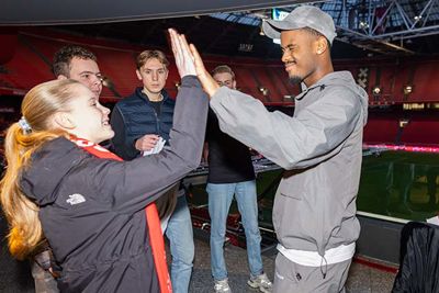 Een high-five en een knipoog. Bedankt voor de leuke middag! © Pro Shots