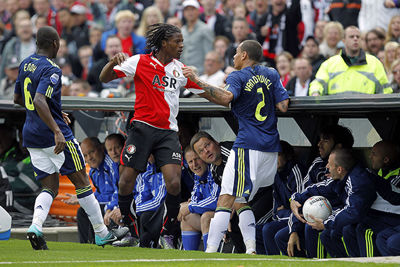 Akkefietjes zijn ook onderdeel van de klassieker, weten Van der Wiel en Wijnaldum. © Pro Shots