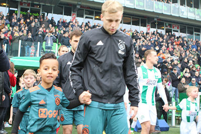 Deze foto is niet scherp, maar dat bleek Ajax ook niet... © Ajax Kids Club