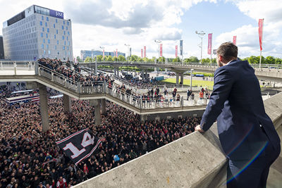 Officieus kampioen na de zege op FC Utrecht. Vast een feestje! © Ajax Images