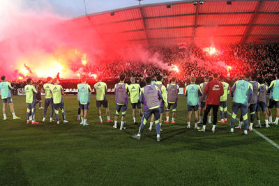 Succes, mannen. Maak ons trots. © SV Ajax