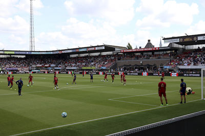 Een awayday bij Sparta is altijd dikke prima. © De Brouwer