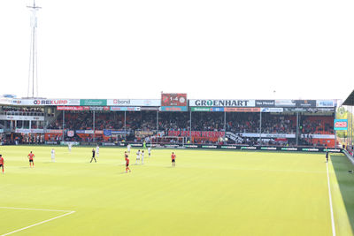 Het wordt 1-4 in Volendam. © De Brouwer