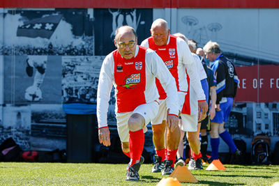 De warming-up wordt niet onderschat. © Pro Shots