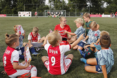 Ajaxquiz tussendoor, altijd leuk! © Pro Shots