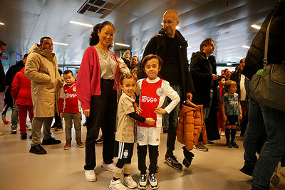 Veel kinderen kwamen in stijl gekleed binnen! © De Brouwer