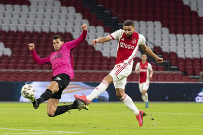 Dit was de mooiste aanval van de avond! Zeker. Eén keer raken, tik, tak, goal! © Pro Shots