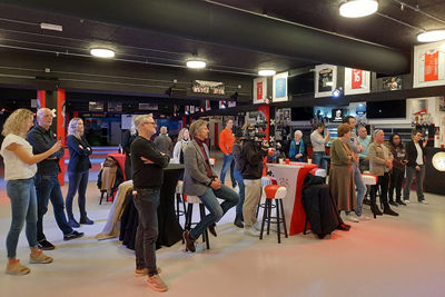 Een warm welkom in het supportershome. © SV Ajax