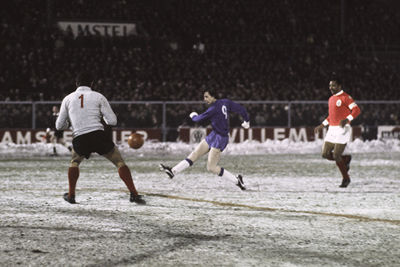 Benfica wint verrassend in de sneeuw in Amsterdam, maar daarmee is het nog niet gedaan. © SV Ajax