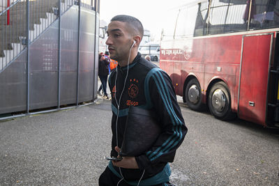 ENSCHEDE, 01-12-2019 , Grols Veste , Dutch Eredivisie Football season 2019 / 2020 . Ajax player Hakim Ziyech  during the match FC Twente - Ajax