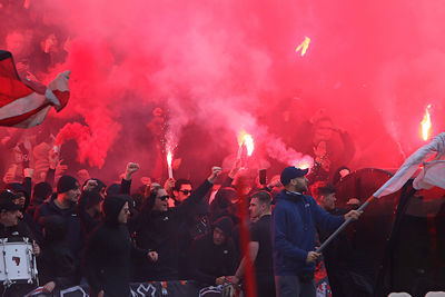 Aan de supporters ligt het niet! © De Brouwer