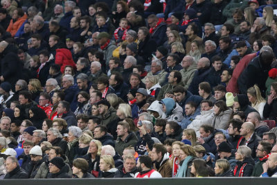 De tribunes stromen goed vol voor het duel met NEC. © De Brouwer