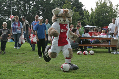 Lucky was er al vroeg bij, als we dingen organiseerden. © SV Ajax