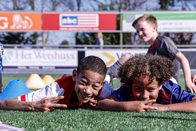 Plezier is het belangrijkste bij de Ajax Kids Tour! © Pro Shots