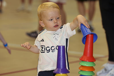 Tijdens Voetjebal met Lucky draait het om spelletjes en plezier. © Pro Shots