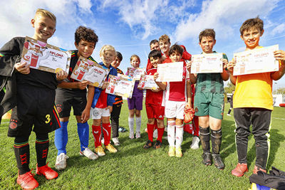 Pas naar huis als de Ajax Kids Tour-diploma