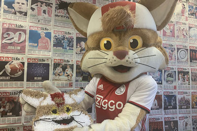 Ella van der Vaart stuurde deze superzachte Lucky. © Ajax Kids Club