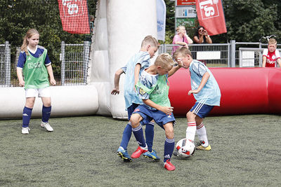 Kluitjesvoetbal is leuk voetbal. © Pro Shots