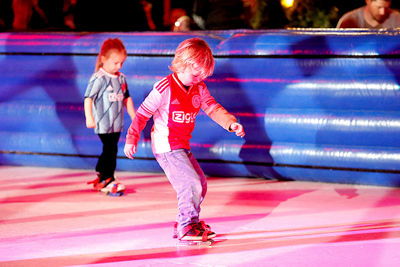 Of er een schaatsbaan was? Oh, jazeker! © De Brouwer