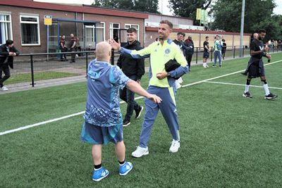 Dan blijft Henderson niet achter. Mooi! © SV Ajax