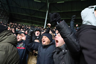 Nog maar een puntje achter op PSV. Wie had dat gedacht? © De Brouwer