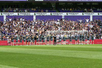 Ook de Anderlecht Vrouwen kregen applaus op de Open dag in Brussel. © SV Ajax