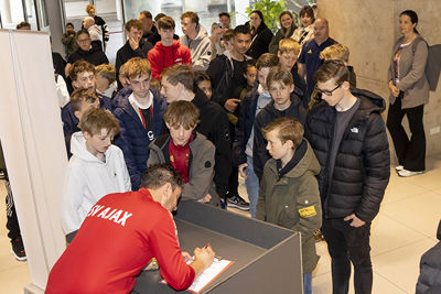 Meer dan tachtig leden van Ajax Jonge Schare zijn van de partij. © Pro Shots