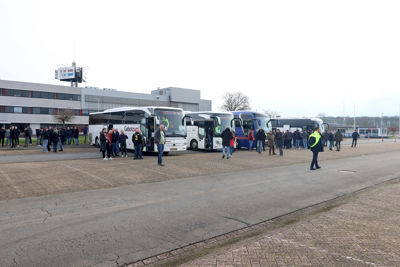 Onderweg naar Limburg voor een belangrijke middag. © De Brouwer