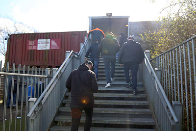 Klein klimmetje naar het uitvak. © De Brouwer