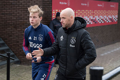 Ten Hag kreeg te maken met prachtige talenten. © AFC Ajax