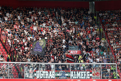 Ook Almere loopt uit voor de eerste in de Johan Cruijff Arena. © De Brouwer