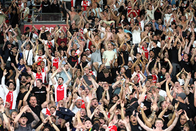 Hij zorgt voor blijdschap en opluchting op de tribunes. © SV Ajax