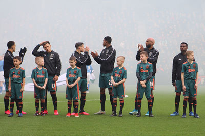 Het is best mistig in Groningen, haha! © Ajax Kids Club