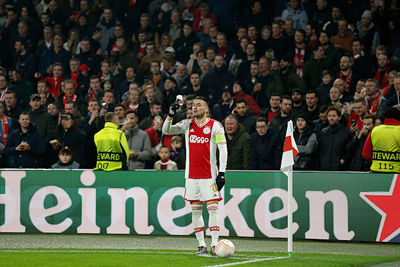 Corners en Ajax zijn al te lang geen gelukkig huwelijk meer. © De Brouwer