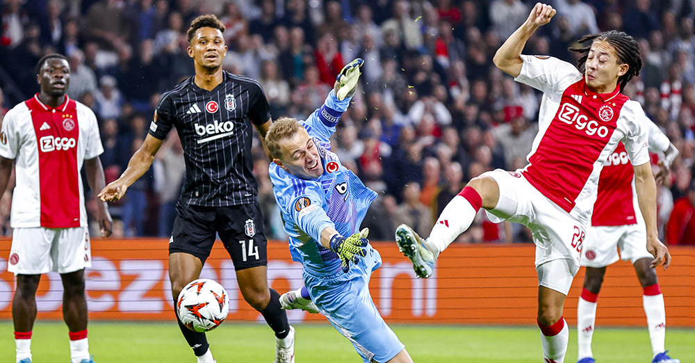 Ajax starts the Europa League with a big win over Besiktas and this stands out