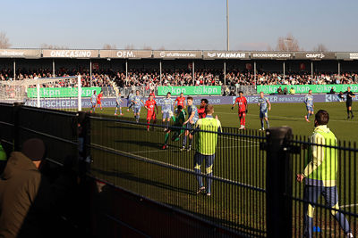 Het uitzicht in Almere is niet heel top, zeg maar. © De Brouwer