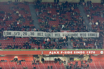 En supporters vinden eveneens dingen van coronaregels. © De Brouwer