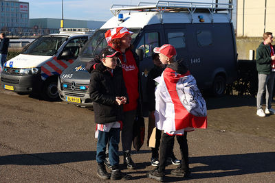 Jong en oud op weg naar de klassieker. © De Brouwer