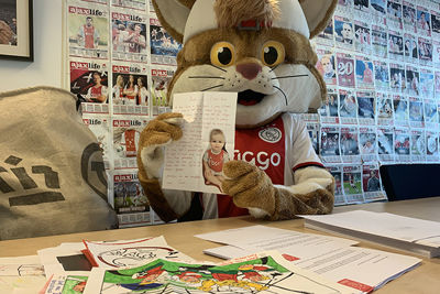 Wat een lieve post kregen we binnen zeg! © Ajax Kids Club