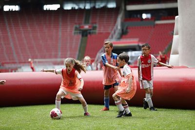 Vol passie op het veld staan, mooi! © De Brouwer