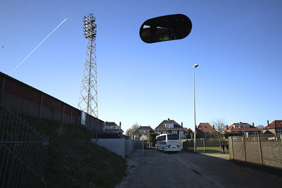 En rollen via de achteringang binnen. © De Brouwer