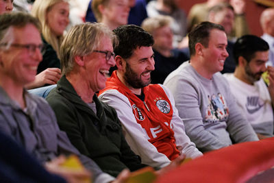 Heerlijk lachen. Daar draait het deze avond om. © Pro Shots